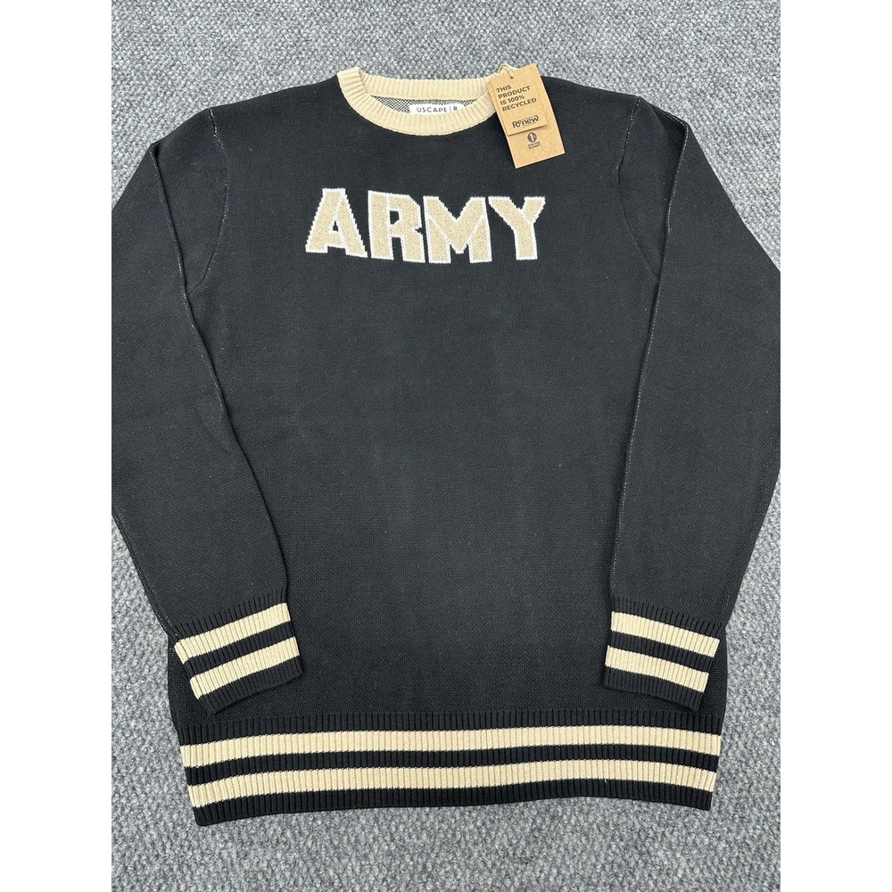 Army Black Knights Medium Uscape Apparel Renew Knit Vintage Pullover Sweater
